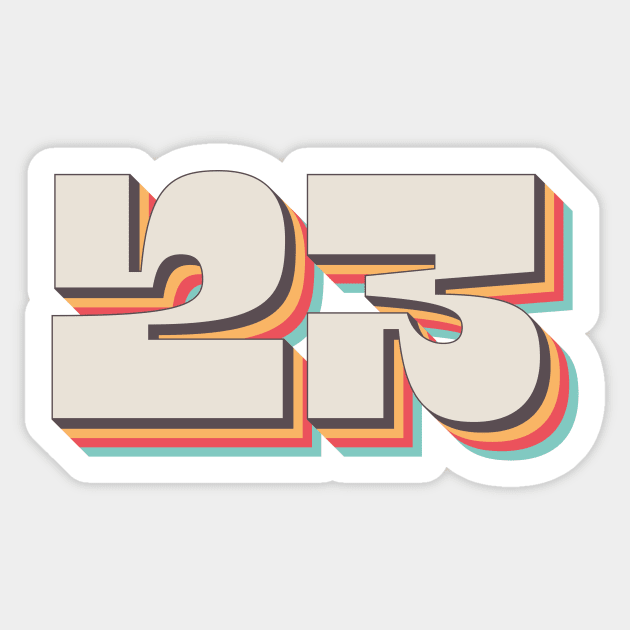 23 Sticker by n23tees